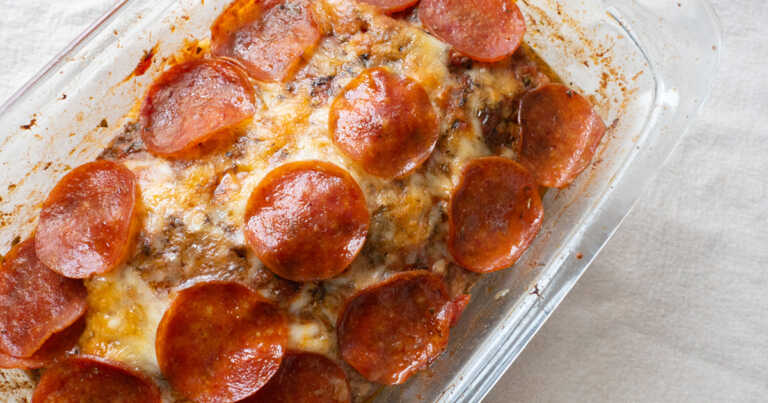 Pepperoni Pizza Meatloaf