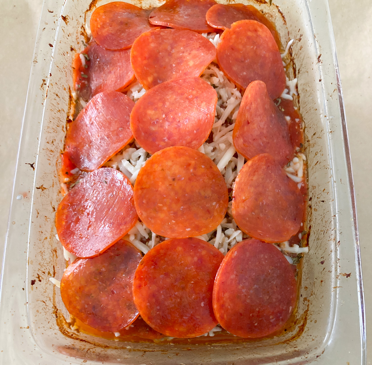 Pepperoni Pizza Meatloaf

