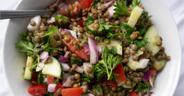 Green Lentil Salad