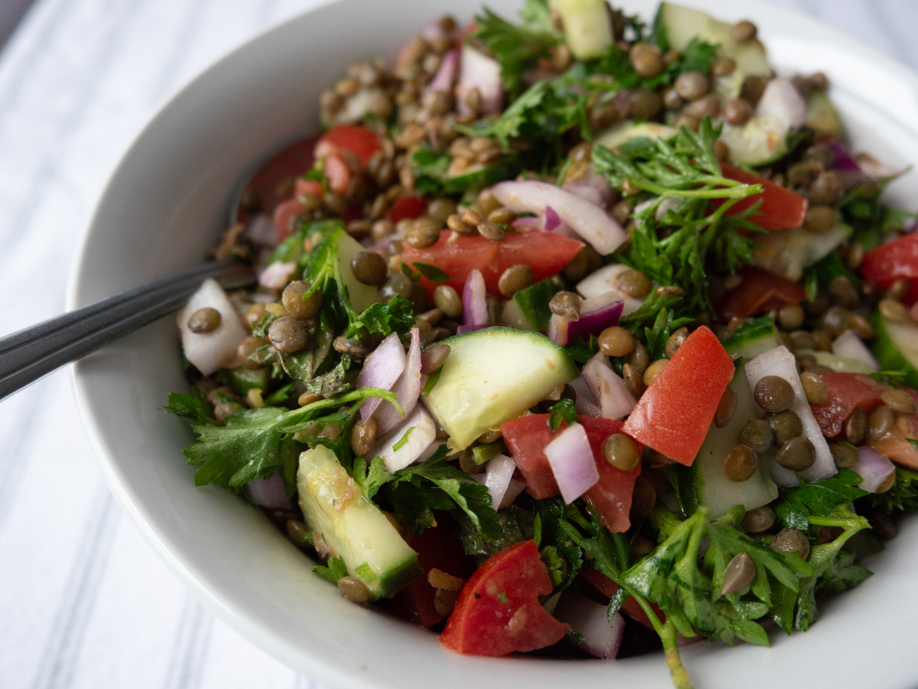 Green Lentil Salad