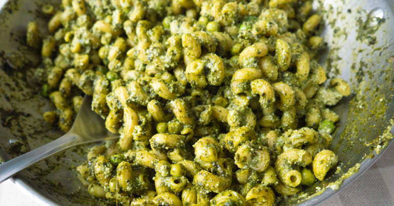 Lemon Ricotta Peas and Pasta