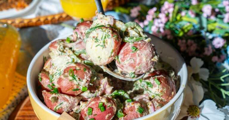 Creamy Dill Red Potato Salad