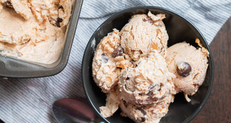 Chunky Monkey Cottage Cheese Ice Cream