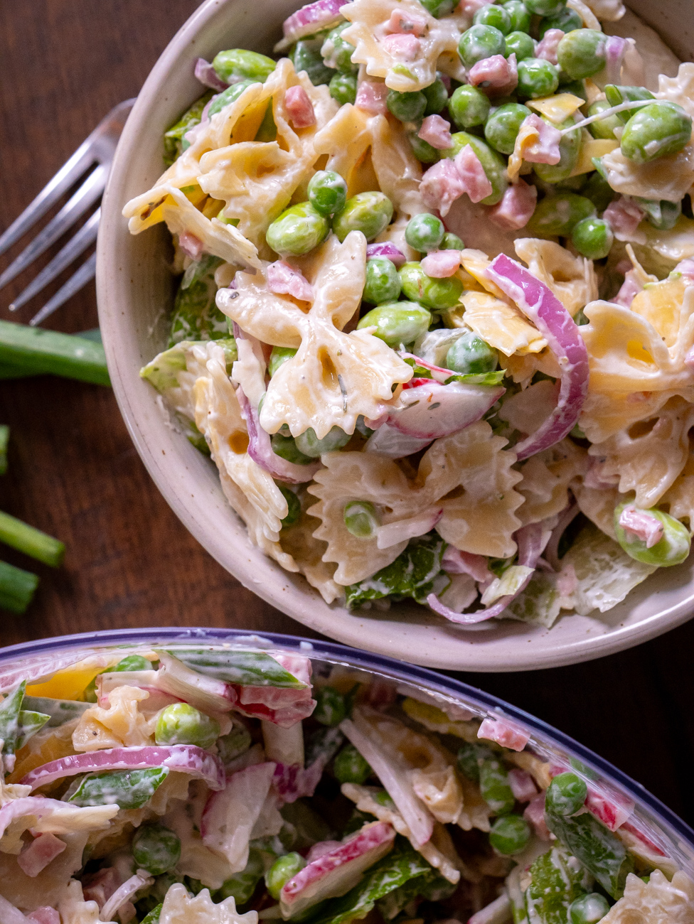 Layered spring pasta salad Vertical 26