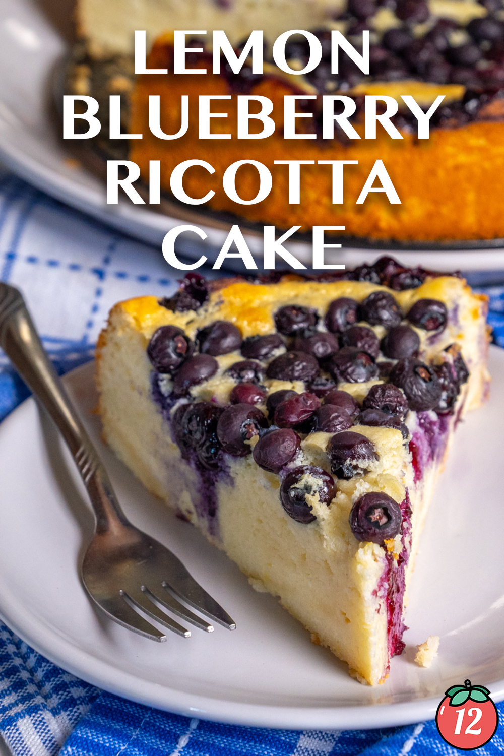 Lemon Blueberry Ricotta Cake -image
