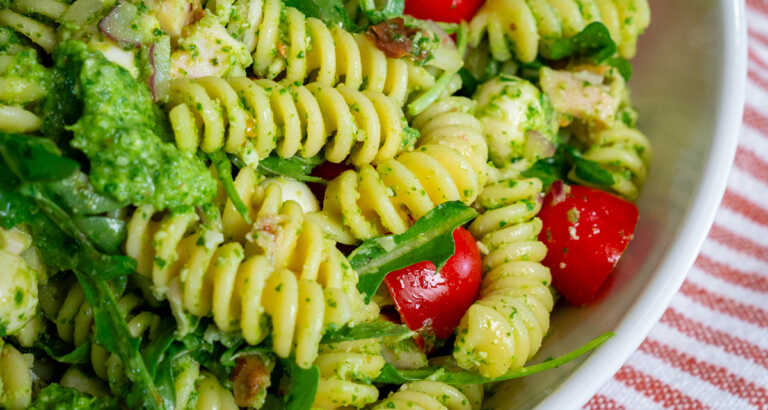 Chicken Pesto Pasta Salad