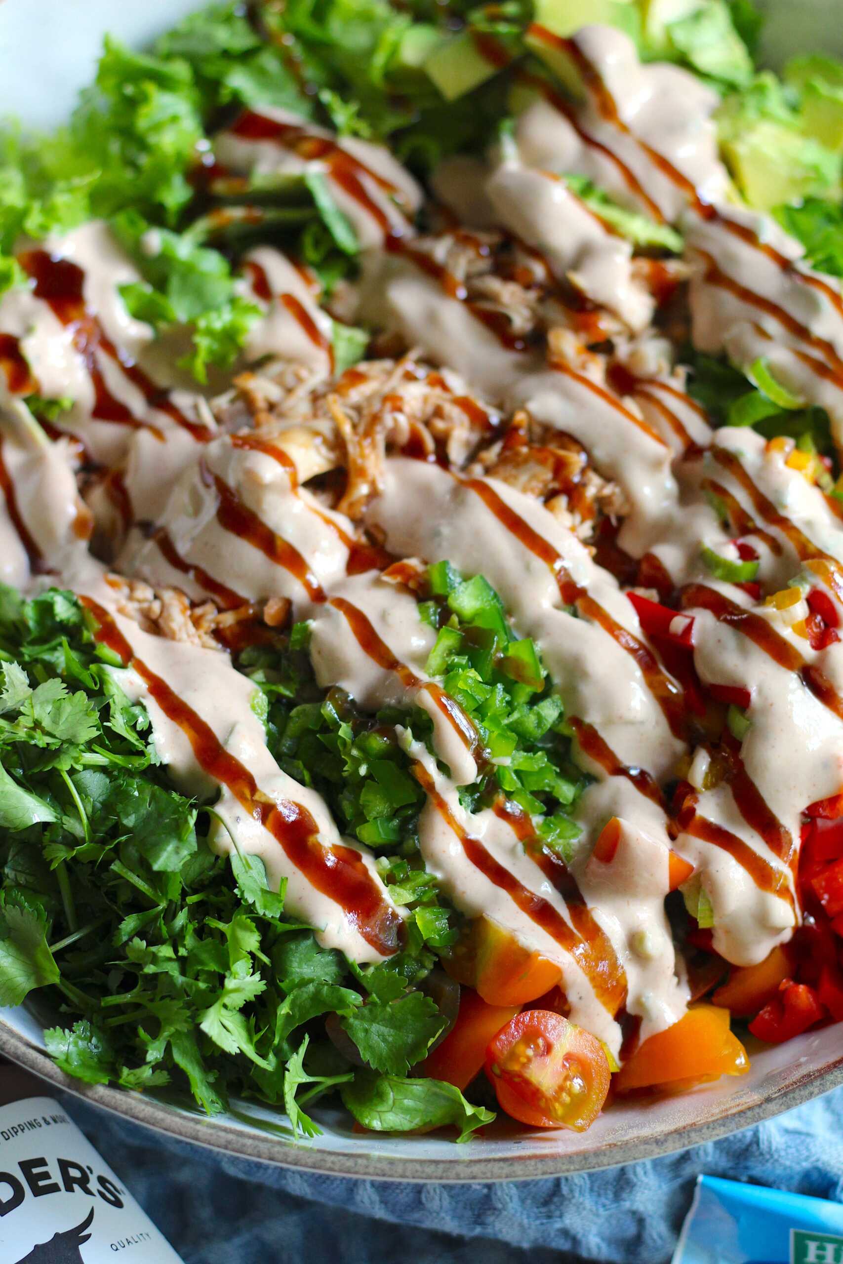 BBQ Chicken Chop Salad | 12 Tomatoes