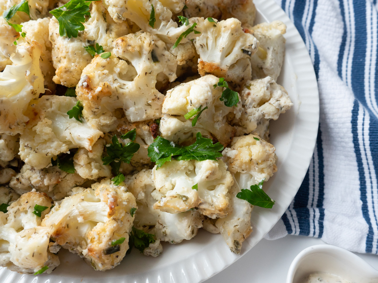 Roasted Ranch Cauliflower | 12 Tomatoes