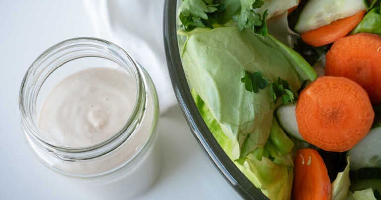 Lemon Tahini Salad Dressing