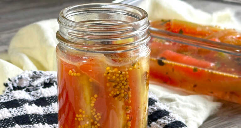 Pickled Watermelon Rind