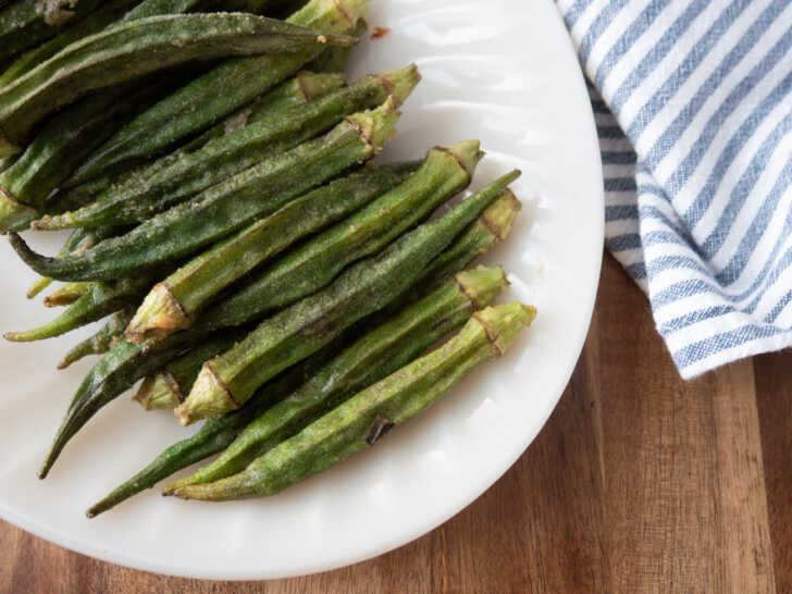 Whole Roasted Okra | 12 Tomatoes