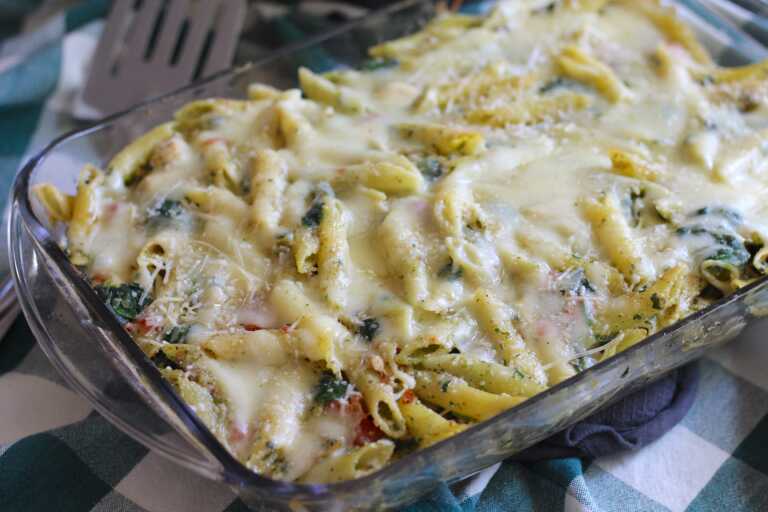 Pesto Pasta Bake