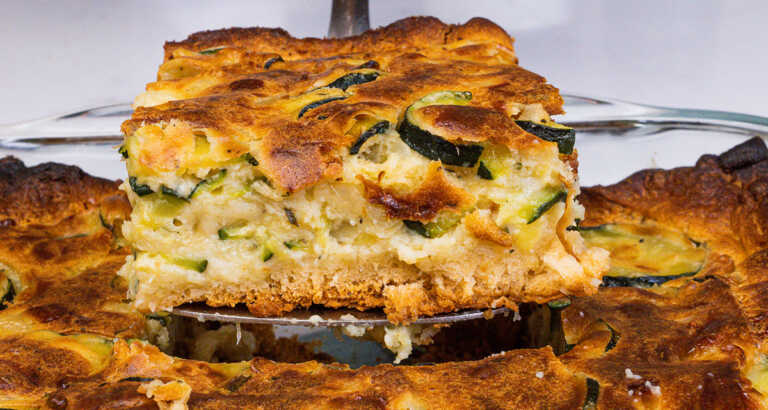 Cheesy Zucchini Crescent Pie