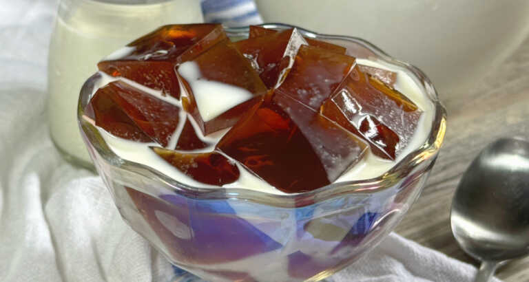 Coffee Jelly And Cream