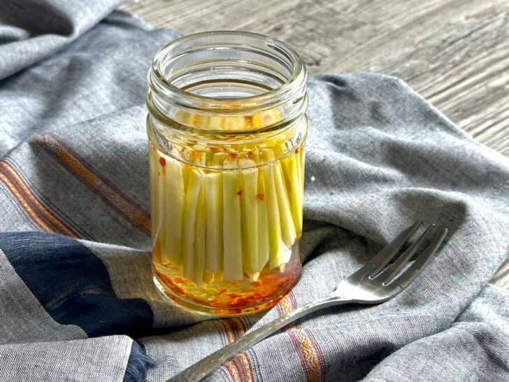 Pickled Broccoli Stems 12 Tomatoes