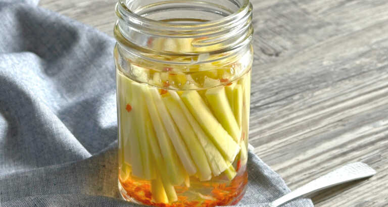 Pickled Broccoli Stems
