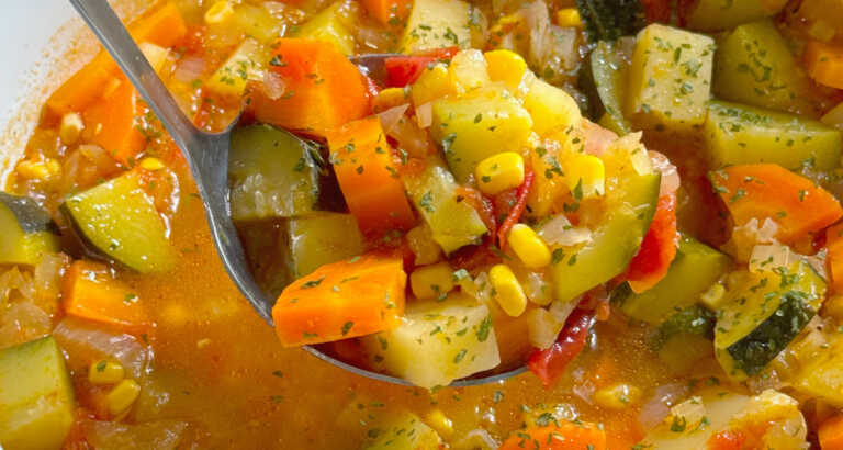 Spicy Summer Vegetable Soup