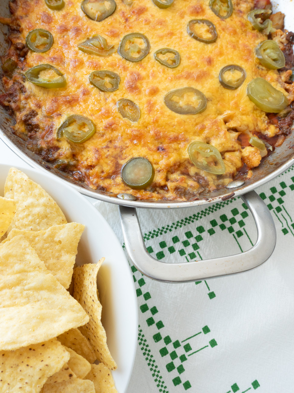 Tex-Mex Beef Cauliflower Skillet
