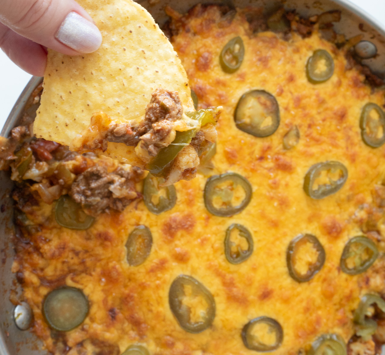 Tex-Mex Beef Cauliflower Skillet
