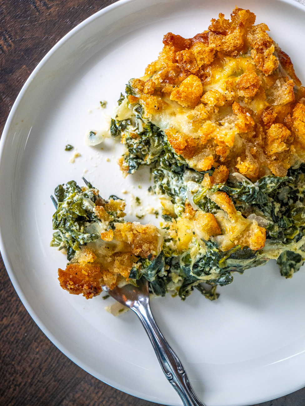 Cheesy Italian Spinach Bake-image