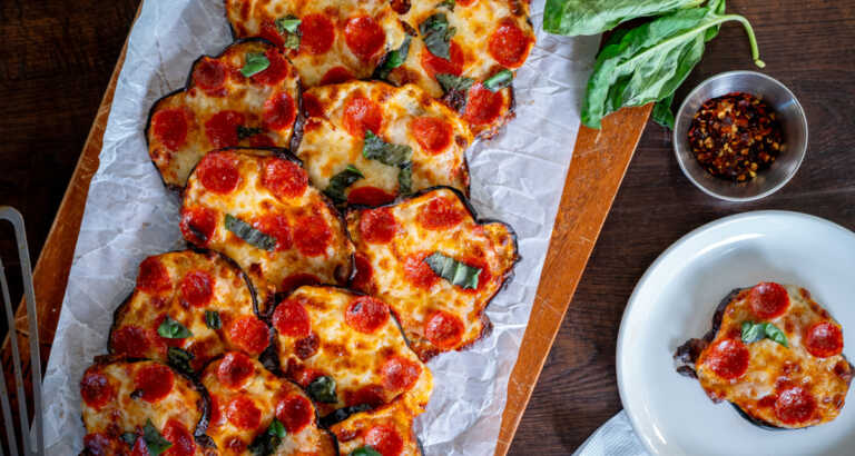Eggplant Pizzas