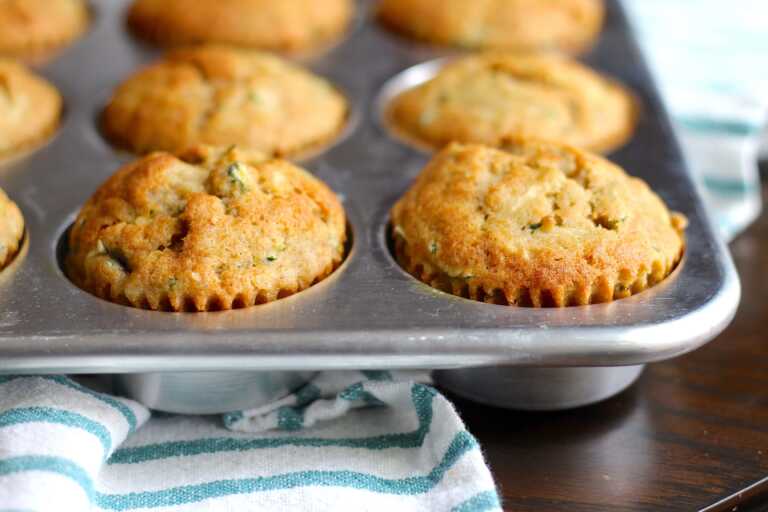 Zucchini Banana Muffins