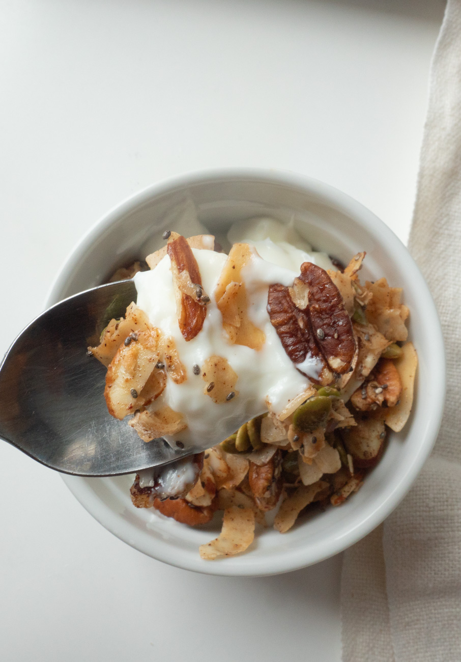 Grain-Free Maple Granola