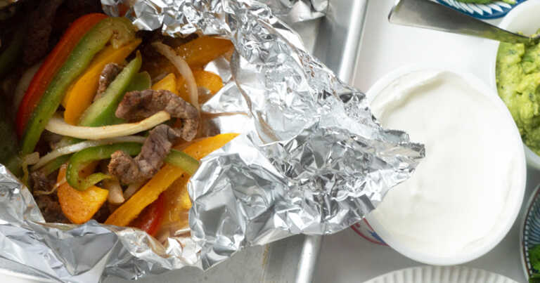 Steak Fajita Foil Packs