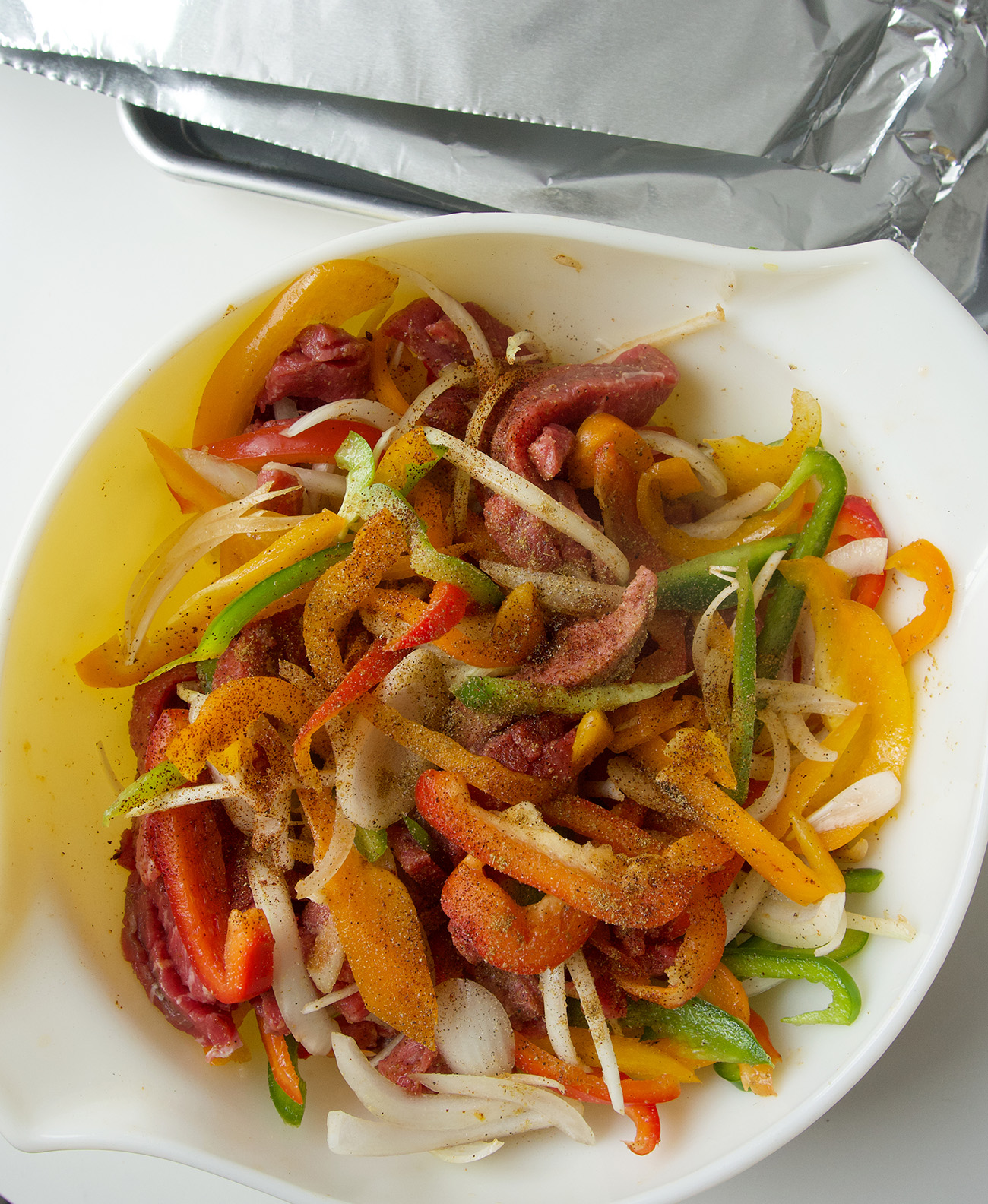 Steak Fajita Foil Packs