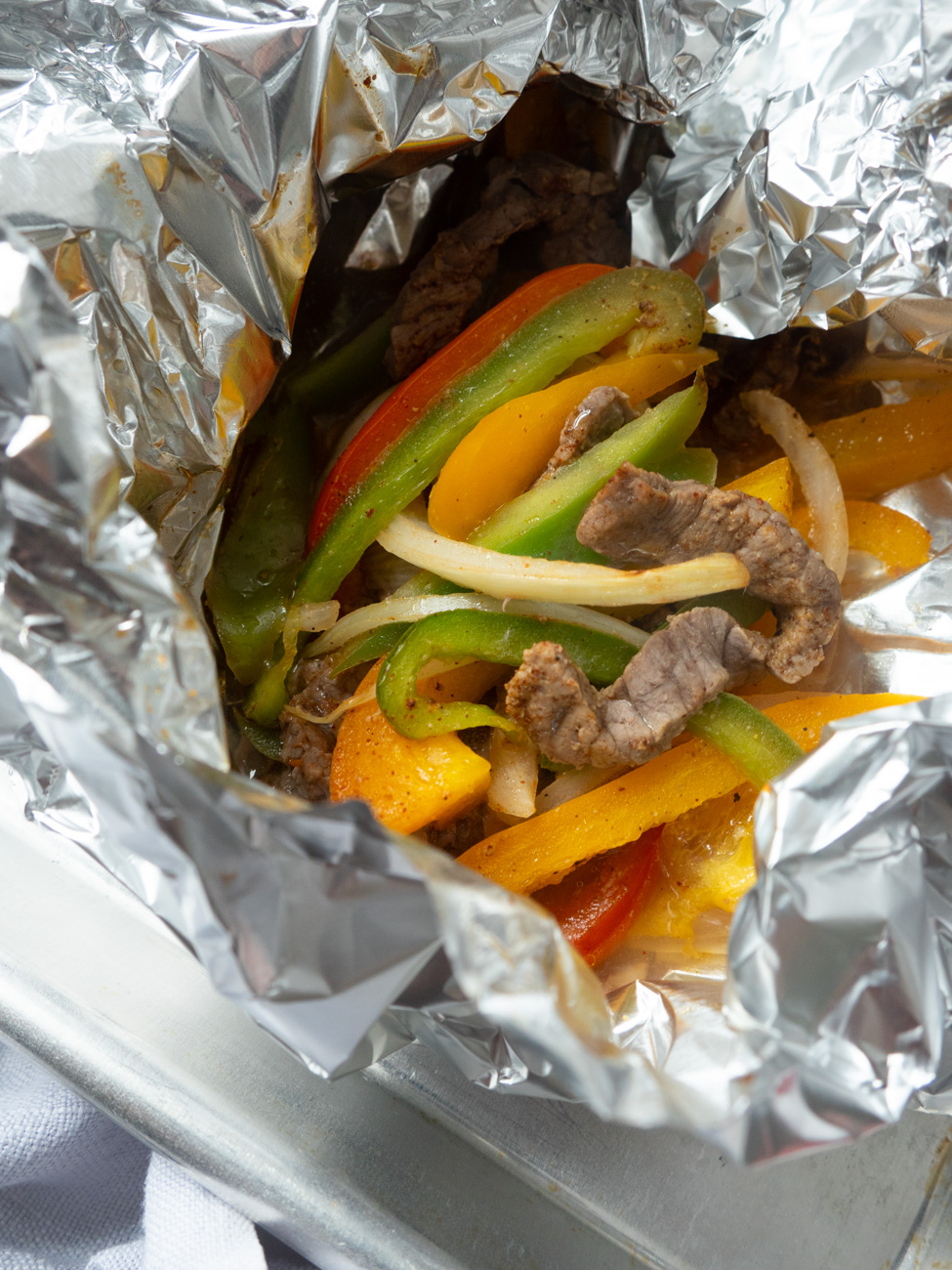 Steak Fajita Foil Packs