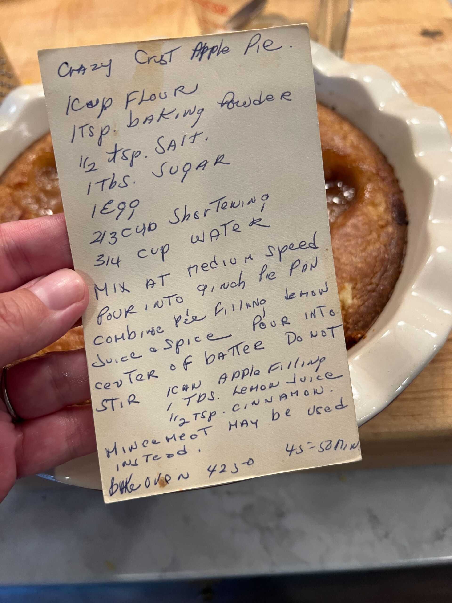 Recipe Tin Project: Crazy Crust Apple Pie-image