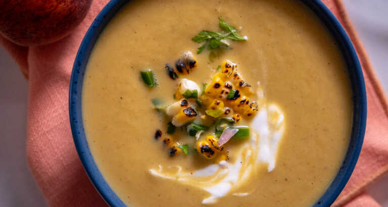 Late Summer Peach Soup