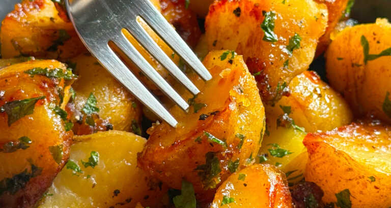 Korean Honey Butter Potatoes