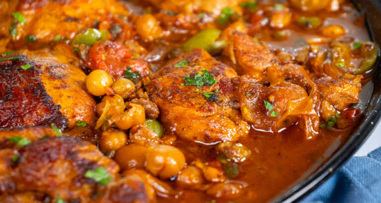 Sicilian Braised Chicken