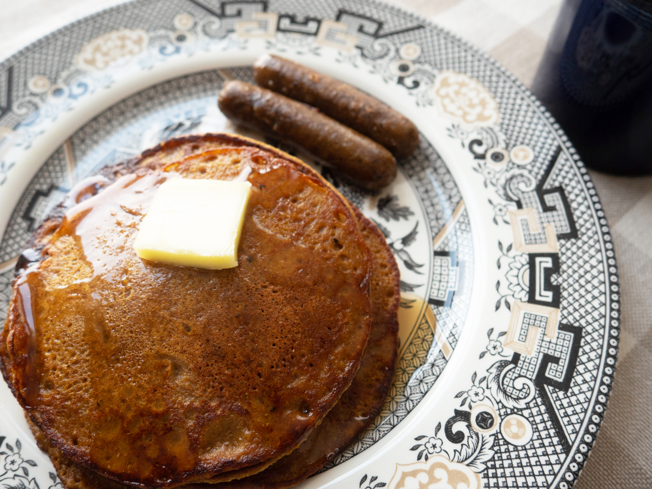 Gingerbread Pumpkin Pancakes