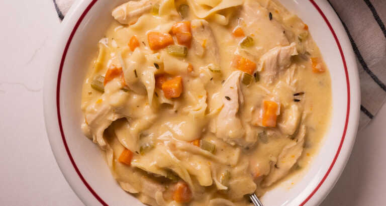 Creamy Chicken Noodle Soup
