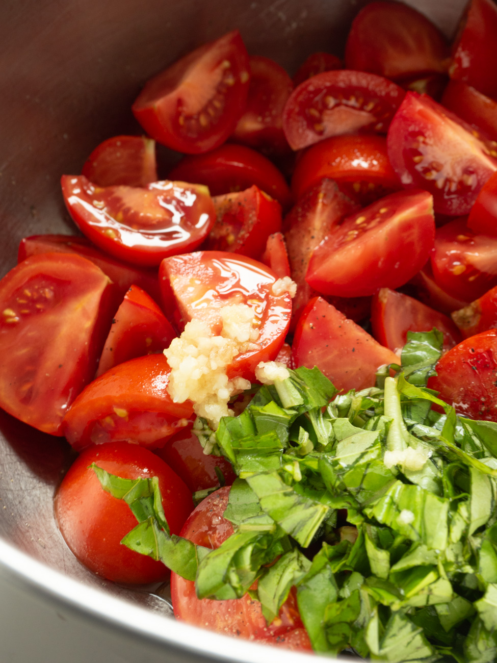 Gooey Burrata Salad 
