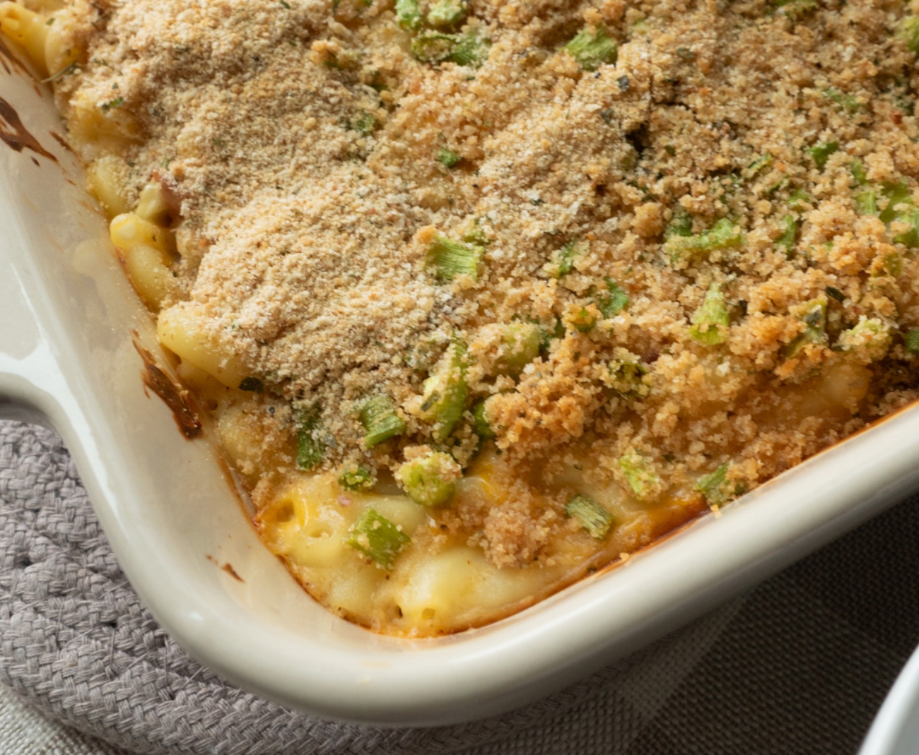 Loaded Mac & Cheese Corn Casserole
