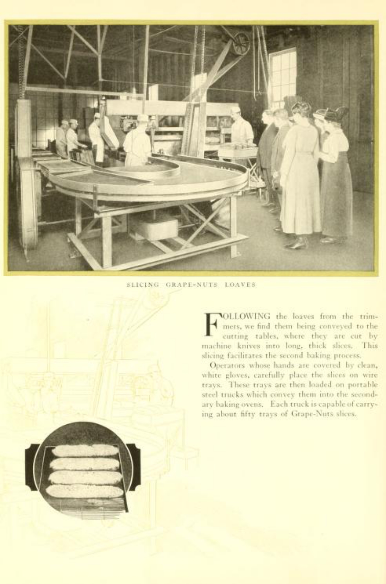 Grape-Nuts Loaves Manufacturing 1920