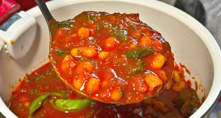 Quick Provencal Tomato Bean Soup