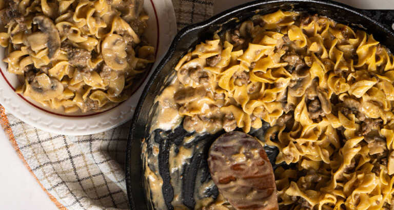 One-Pot Ground Beef Stroganoff