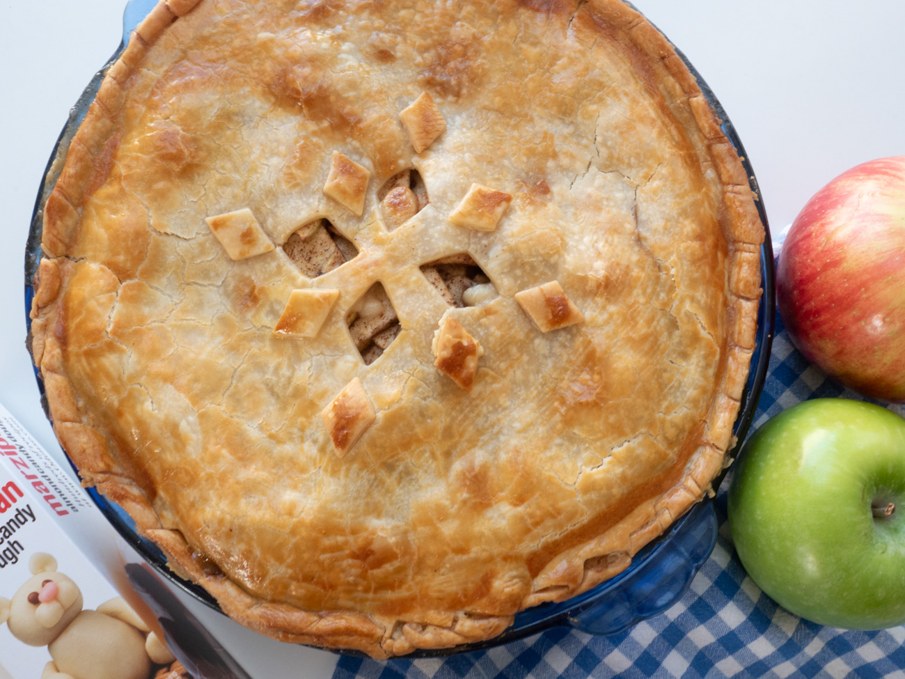 Marzipan Apple Pie
