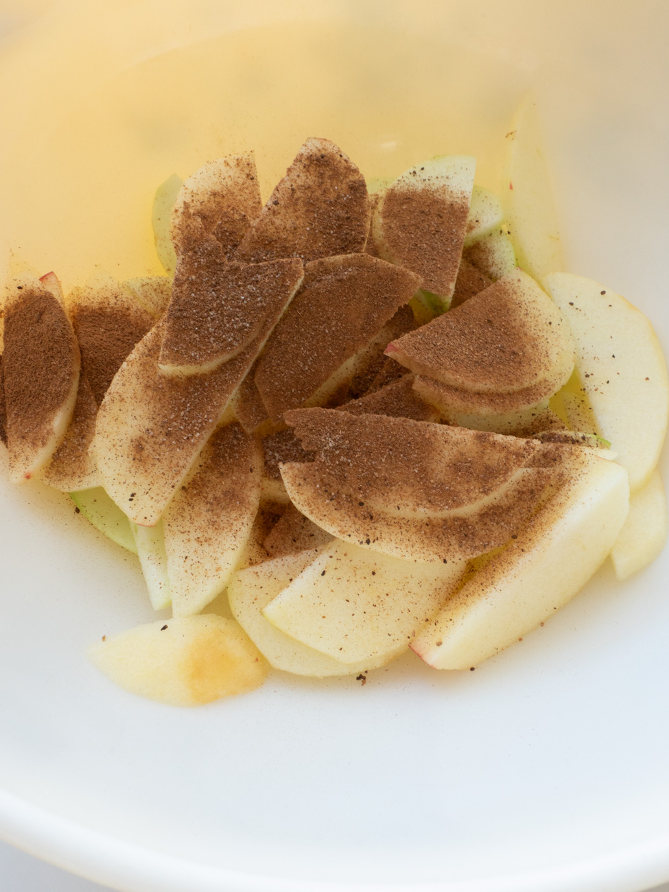 Marzipan Apple Pie
