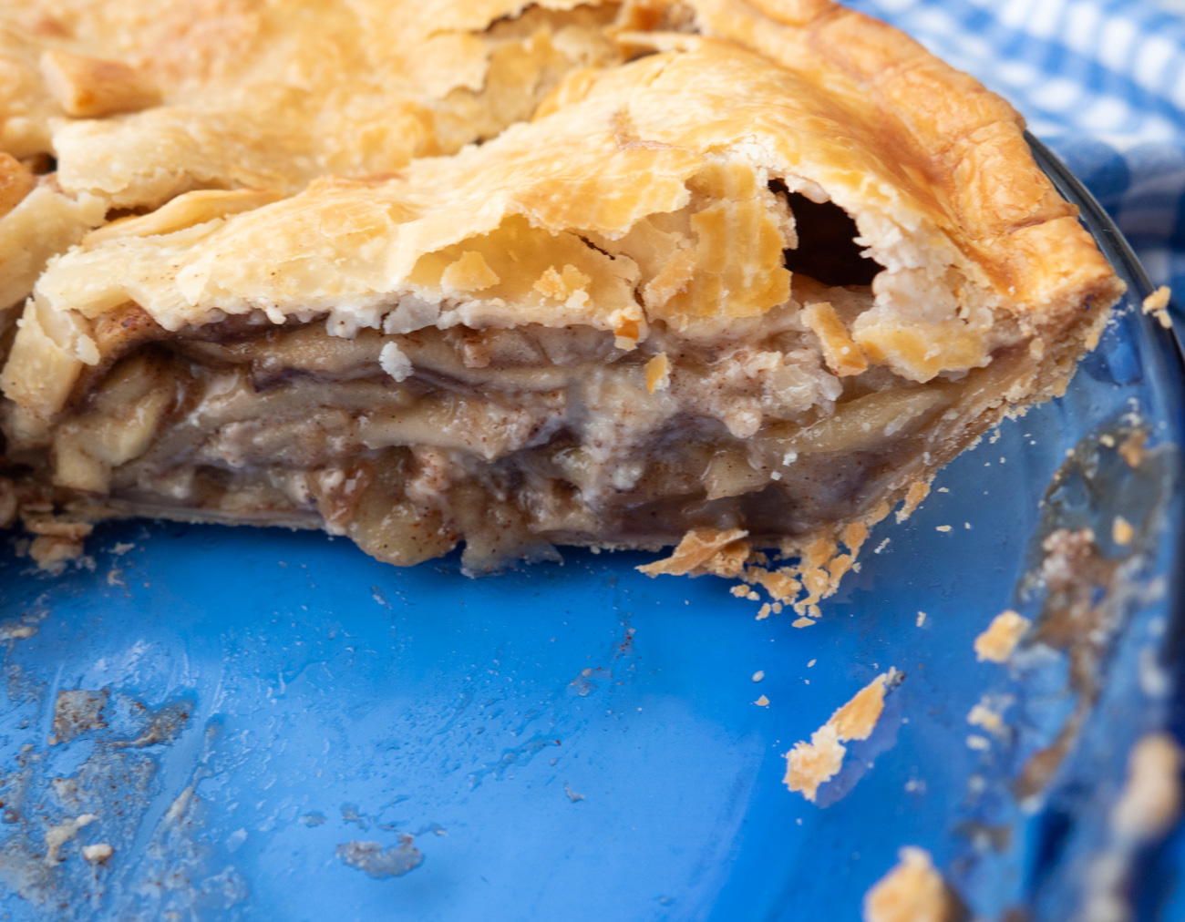 Marzipan Apple Pie