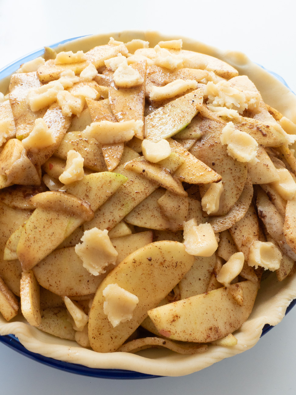 Marzipan Apple Pie