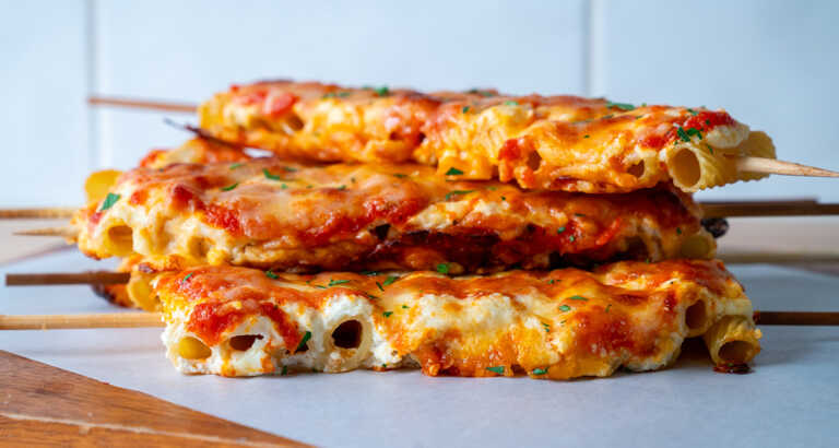 Baked Ziti Skewers