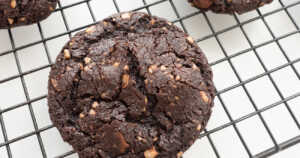 Double Chocolate Hazelnut Cookies