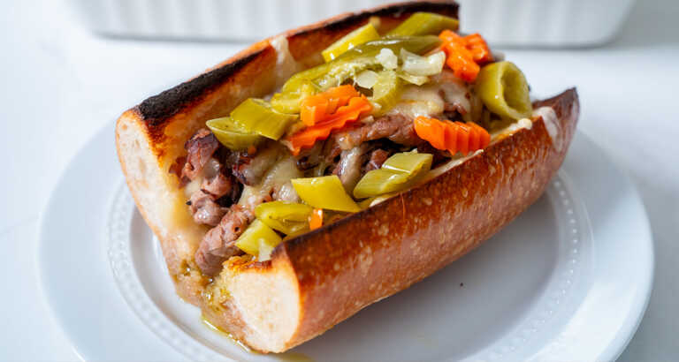 Quick Chicago Beef Sandwiches