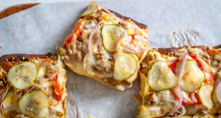 Cheeseburger Flatbreads