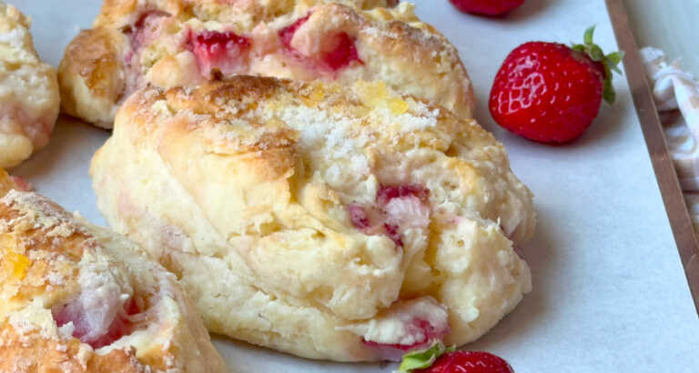 Strawberry Scones